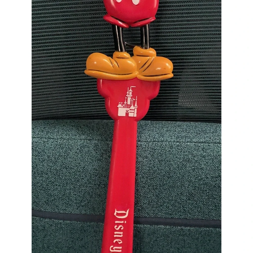Vintage Walt Disney‎ World Mickey Mouse Back Scratcher Disney Red